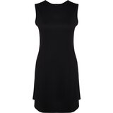 Trendyol Curve Black Crew Neck Sleeveless Knitted Dress | Shoptok.si