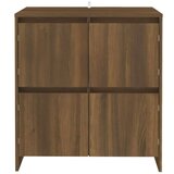  Komoda 2 kosa rjavi hrast 70x41x75 cm iverna plošča - Komoda, (21661888) | Shoptok.si