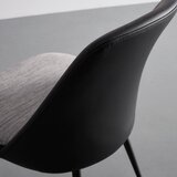 Bessagi Home stol bianca, črna, siva, usnje | Shoptok.si