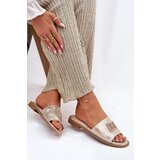 S. BARSKI Women's Sandals On A Flat Heel With Decoration | Shoptok.si