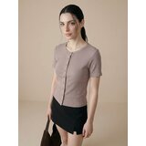 Sinsay Rebrasta bluza s dodatkom viskoze i ukrasnim gumbima | shoptok.hr