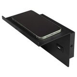  Zidno spot svetlo sa policom i USB punjačem 1xG9/35W/230V crno/zlatno | Eponuda.com