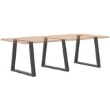  Noge za blagovaonski stol V-oblik 3 kom antracit 80 x (72-73,3) cm čelik | Eponuda.com