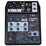 Master Audio MX-0402 4-kanalna mešalna miza z USB / Bluetooth predvajalnikom - Audio-Kondric Cene