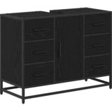  Set namještaja za kupaonicu 3 kom. Crni hrast 80 x 33 x 60 cm | shoptok.hr