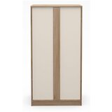 Marckeric Krem/u prirodnoj boji ormar u dekoru hrasta 90x180x53 cm Dennis – | shoptok.hr