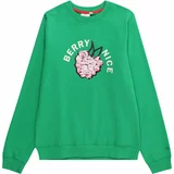 The New Sweater majica 'Josline' ecru/prljavo bijela / zelena / roza / crna