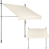 Multi Garden balkonska tenda s podešavanjem visine – vodootporna, s ručicom, bež | shoptok.hr