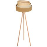  duolla - podna lampa yute trio 1xE27/15W/230V prečnik 45 cm braon/siva/bež | Eponuda.com