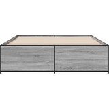 Okvir kreveta boja hrasta 160x200 cm konstruirano drvo i metal | shoptok.hr