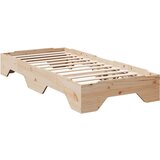  Okvir kreveta bez madraca koji se može složiti 75x190 cm drvo | shoptok.hr