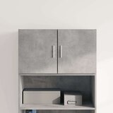 vidaXL Stenska omarica betonsko siva 70x42,5x40 cm inženirski les | Shoptok.si