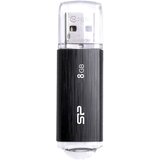 SiliconPower Ultima U02 Pendrive USB flash drive 8 GB USB 2.0 (SP008GBUF2U02V1K) Black | shoptok.hr