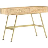 Furnova Pisalna miza s predali 100x55x75 cm trden mangov les, (21925306) Cene