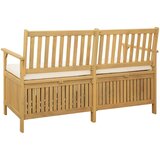  Klupa za pohranu s jastukom s pohranom 148 x 63 x 84 cm | shoptok.hr