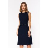 Nife Woman's Dress S200 Navy Blue Cene