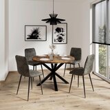 Bessagi Home Jedilna Miza Rene, Les Akacije, Ø 120cm | Shoptok.si