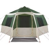 Šator za kabinu 12 osoba Zelena i bijela 405 x 405 x 273 cm | shoptok.hr