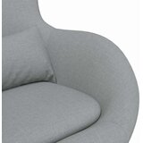 Jajolika fotelja Svijetlo siva 63 x 73 x 90 cm tkanina | shoptok.hr