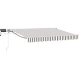  Ručni okvir tende s LED-ima Svijetlo siva i bijela. 5 x 3 m | Eponuda.com