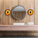 Opviq lights Stenska svetilka v bronasti barvi ø 28 cm Kurt – | Shoptok.si
