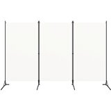 Maison Chic Paravan - Zaslon - Pregrada 3-delni bel 260x180 cm tkanina, (21673988) | Shoptok.si
