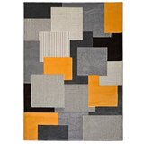 Universal sivo-narančasti tepih Leo Square, 160 x 230 cm Cijene