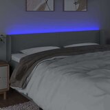  Uzglavlje svjetlosivo 163x16x78/88 cm od tkanine | shoptok.hr