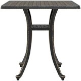 vidaXL Vrtna miza bronasta 53x53x53 cm liti aluminij | Shoptok.si