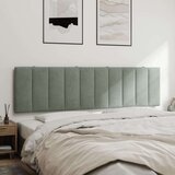  Jastuk za uzglavlje svjetlosivi 180 cm baršunasti | shoptok.hr