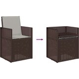  Komplet za jedilnico v vrtu 7 pcs Rjava in svetlo siva PP, (5000301204) | Shoptok.si