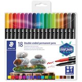 Staedtler Flomastri Design Journey Permanent, obojestranski, 18 kosov Cene