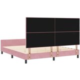  Ružičasti Baršunasti Krevet 180x200 cm | shoptok.hr
