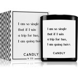 Candly & Co. I am so single mirisna svijeća 250 g | shoptok.hr