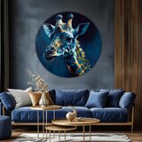  Okrogle slike z akrilom Nočna žirafa aura | different dimensions | Shoptok.si