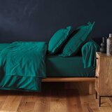 Douceur d intérieur Temno zelena napenjalna bombažna rjuha 160x200 cm Lina – | Shoptok.si