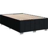  LED okvir za krevet s madracem Crna 120 x 200 cm Tkanina | shoptok.hr