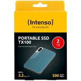 externe SSD TX100 2TB USB 3.2 Gen 1x1 grey-blue