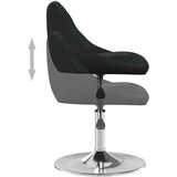  Jedilni stoli 6 kosov črno umetno usnje, (20947843) | Shoptok.si
