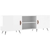 TV ormarić sjajni bijeli 150 x 30 x 50 cm od konstruiranog drva | shoptok.hr
