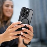 Full Matte Mag Cover maska kompatibilna s MagSafe za iPhone 13 Pro Max crna | shoptok.hr