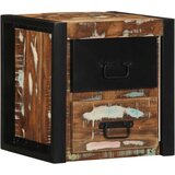 Furnova Nočne omarice 2 kosa Multicolor Masivni les Reclaimed, (21926847) | Shoptok.si