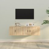  2-dijelni set TV ormarića boja hrasta sonome konstruirano drvo | Eponuda.com