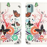 INORCO Etui za telefon denarnica z natisom za Google Pixel 8, usnjen ovitek za stojalo, odporen proti padcem, s trakom za roko, (22033363) Cene