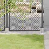 vidaXL Post Bases Square 4 kosi Silver 71x71 mm Pocinkano jeklo | Shoptok.si