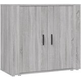 Komoda sivog hrasta sonome 80x33x70 cm od konstruiranog drva | shoptok.hr