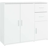  Komoda bijela 91 x 29 5 x 75 cm od konstruiranog drva | shoptok.hr