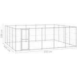  Vanjski kavez za pse od pocinčanog čelika 24 2 m² | shoptok.hr