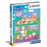 Slagalica clementoni peppa prase 2×60 247936