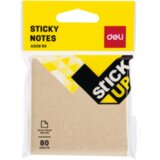 Deli STIKER BLOK 76x76 mm KRAFT 100 lista EA03893 | ePonuda.com